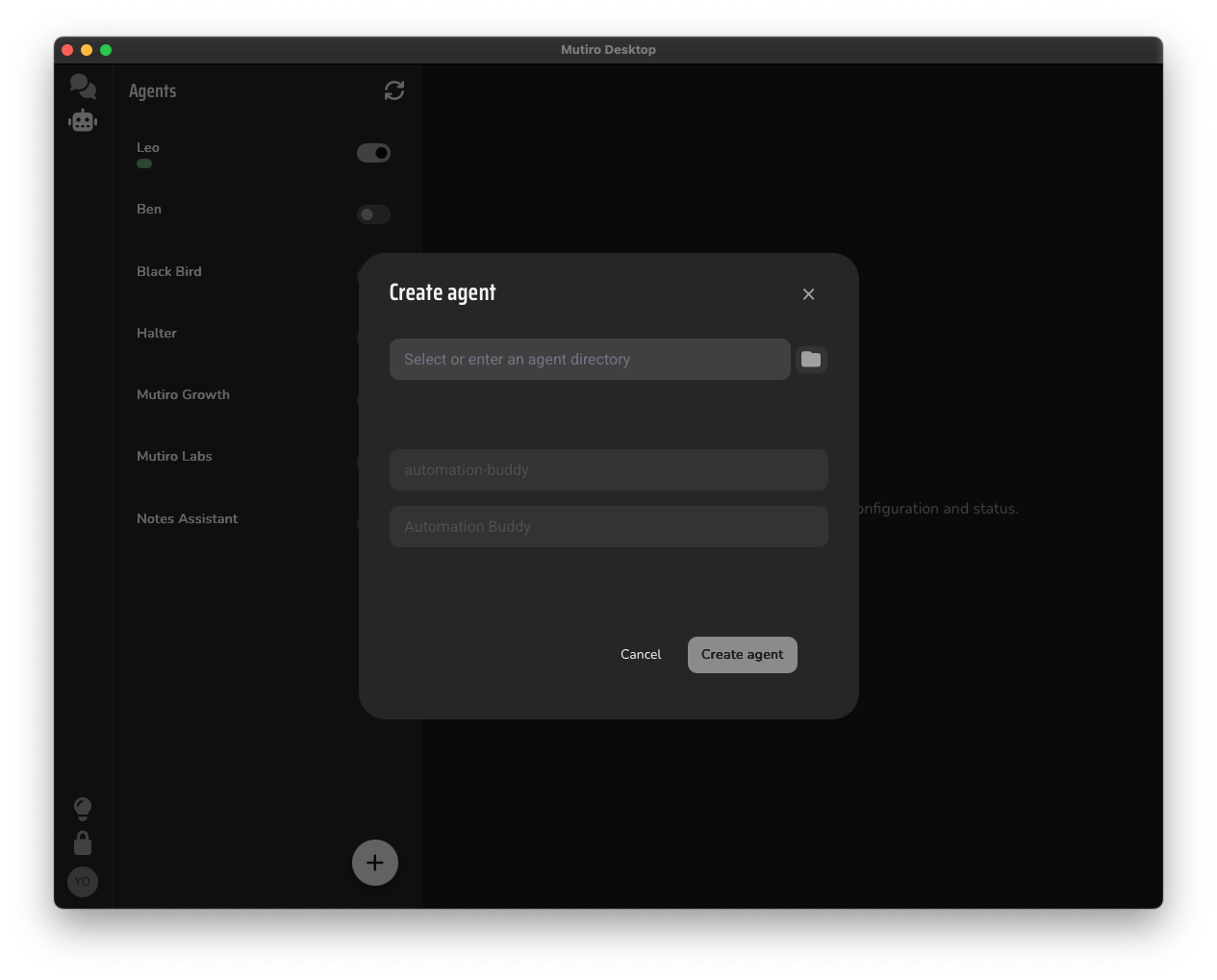 Create your AI agent