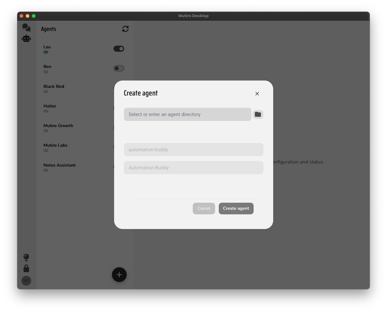 Create your AI agent